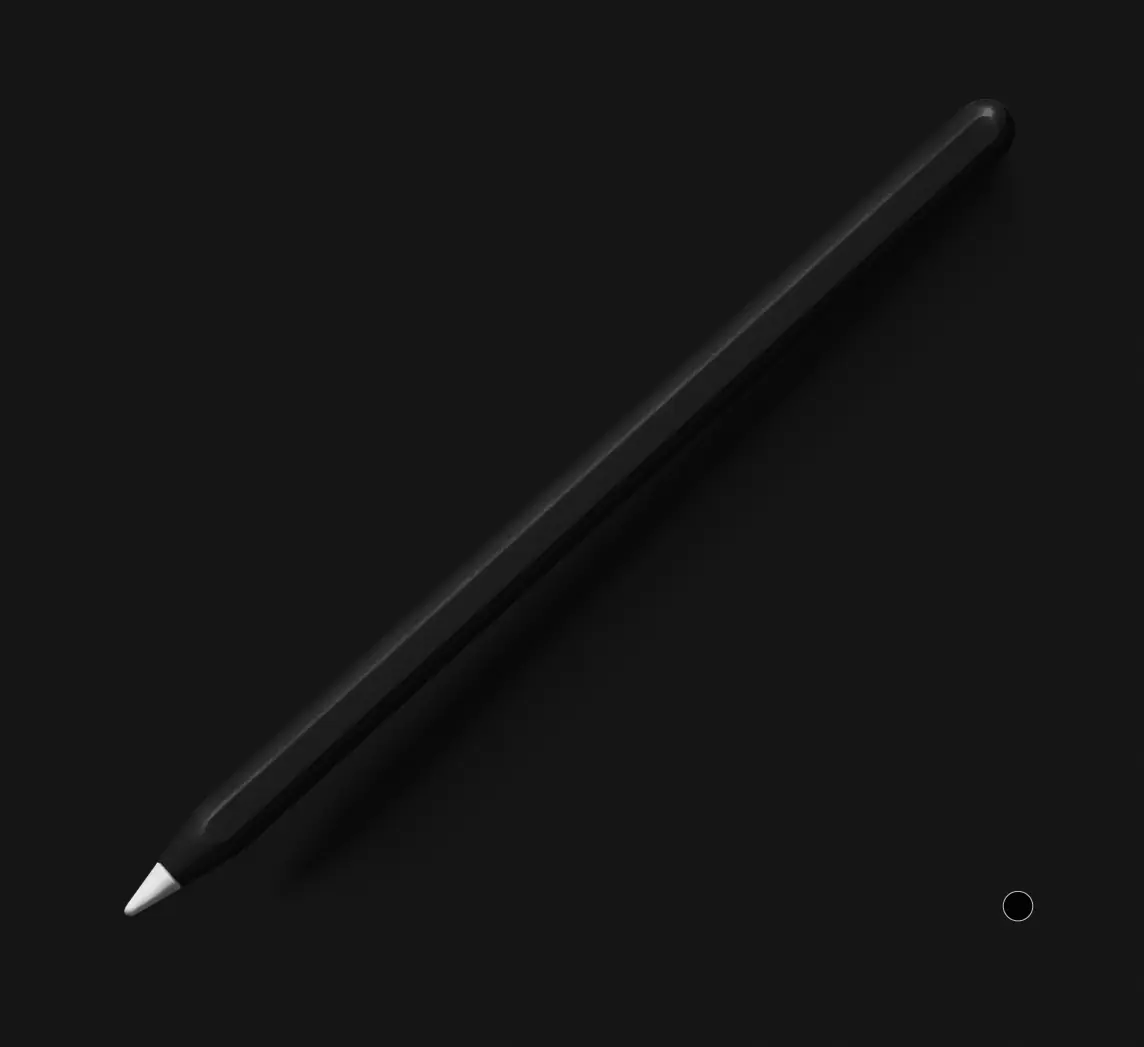 Full Black Apple Pencil Skin Wrap — Special Edition by Printiland